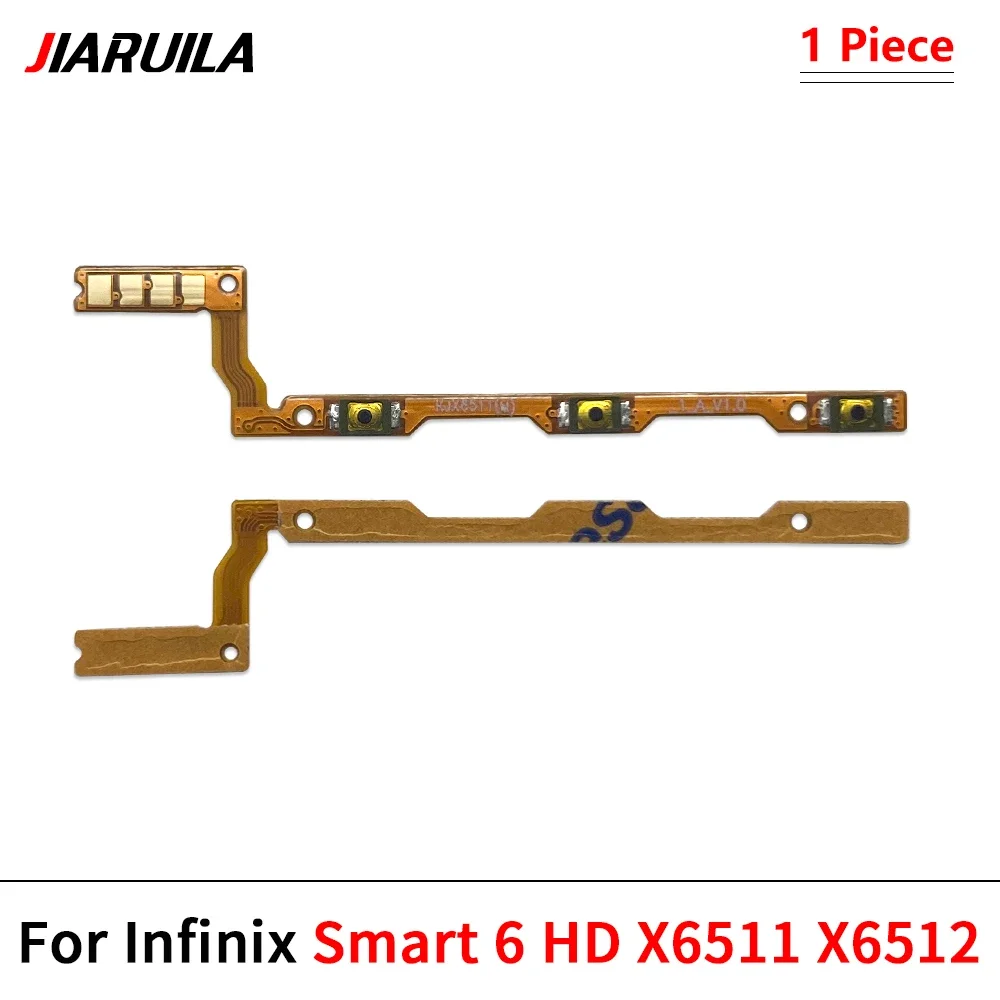 50 قطعة ، لـ Infinix GT 20 Pro Smart 6 HD X6511 Tecno Camon 17 Pro Pova 5 جديد على إيقاف تشغيل زر حجم الطاقة مفتاح داخلي فليكس