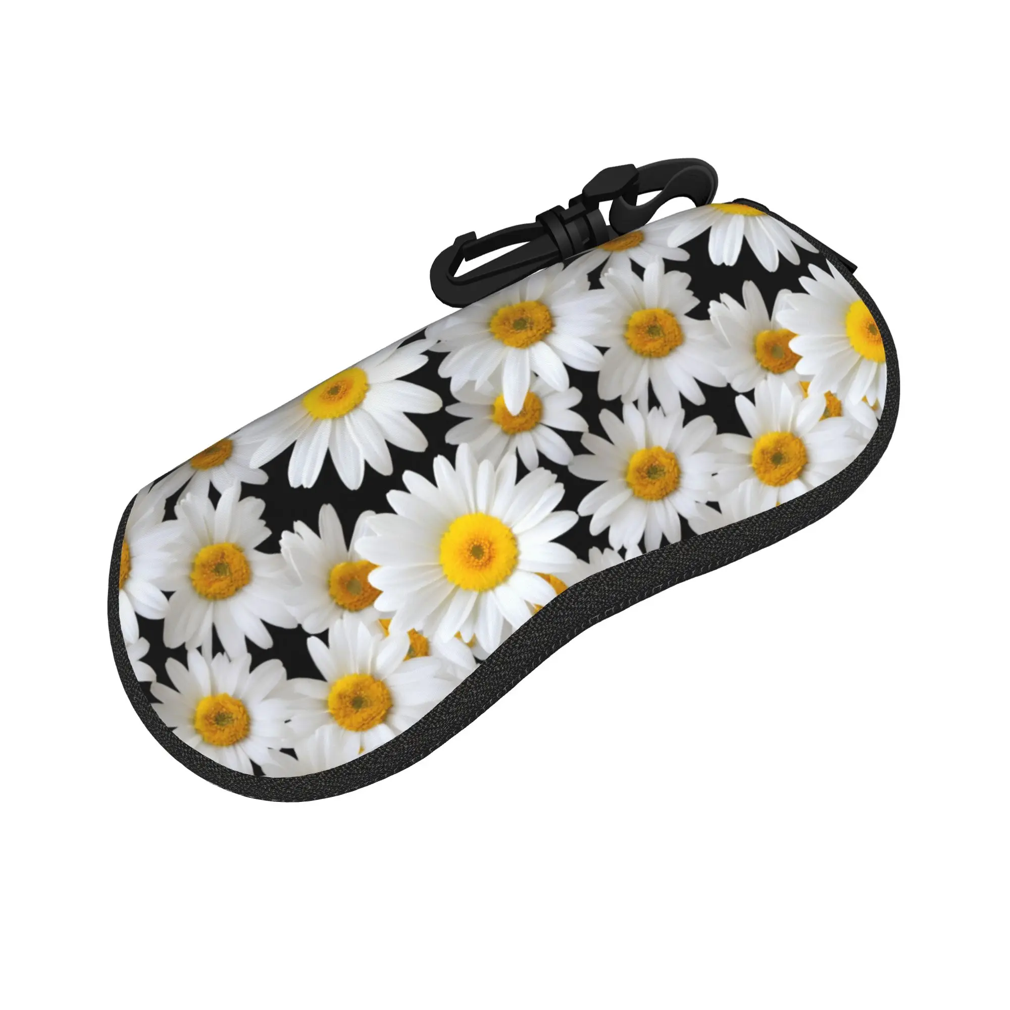 Kawaii Cartoon Glasses Case Daisy flower Merchandise  Accessories  Eyewear Box Cartoon Eyewear Container