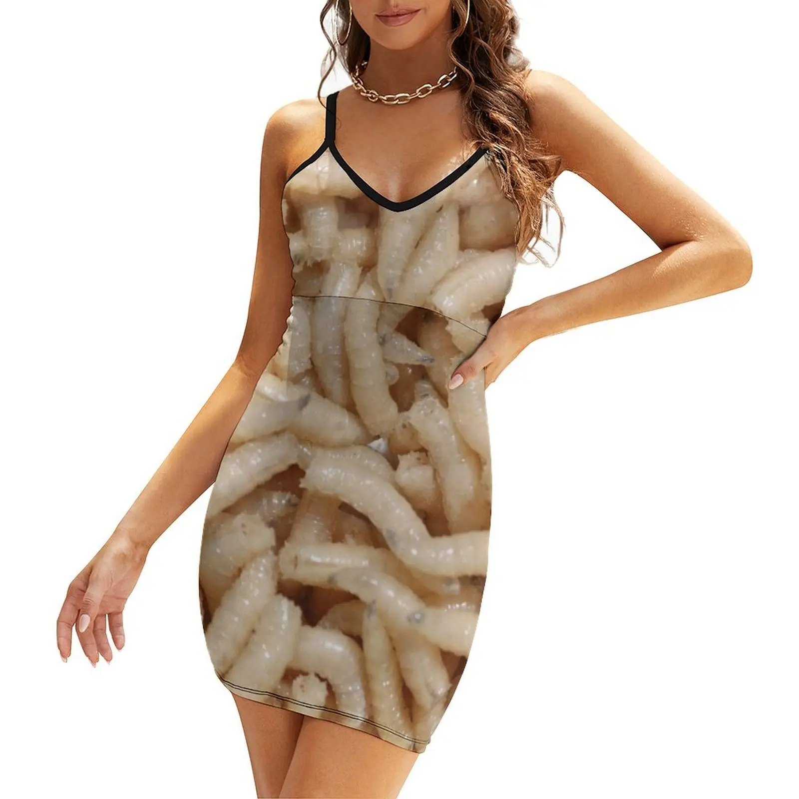

Maggots Sling Dress dress women elegant luxury Women's summer dress women summer 2025 clothes for women