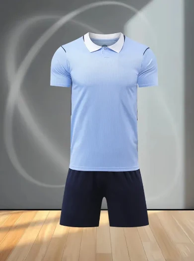 High-quality breathable red football jersey set