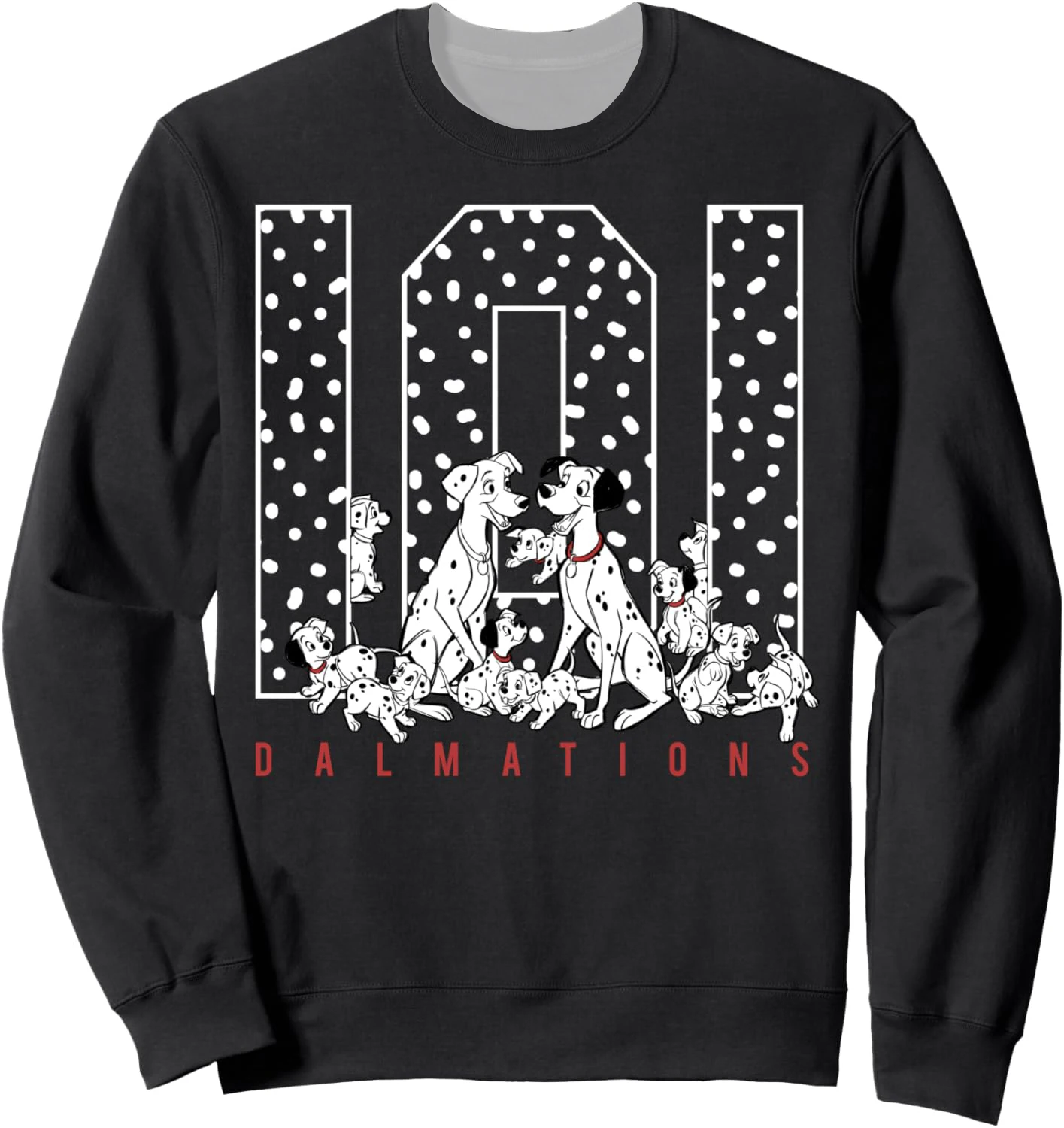 ديزني 101 مجموعة الدلماسية الكرتون طباعة الكبار الاطفال Crewneck البلوز لينة مريح أنيق مريح صالح حجم كبير الخريف الشتاء