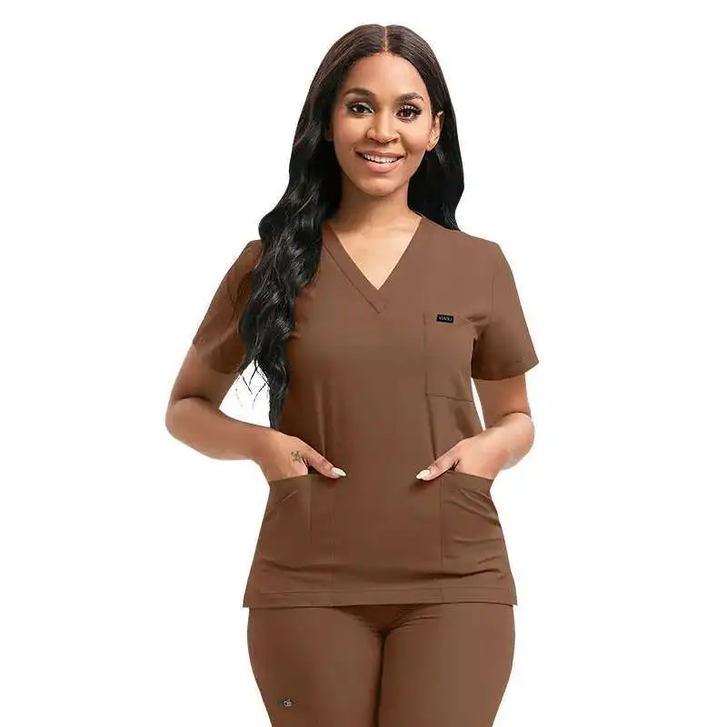 Abbigliamento chirurgico ospedaliero Uniformi mediche Donna Scrub Set Medici Infermieri Accessori Dental Cic Salone di bellezza Set di abbigliamento da lavoro