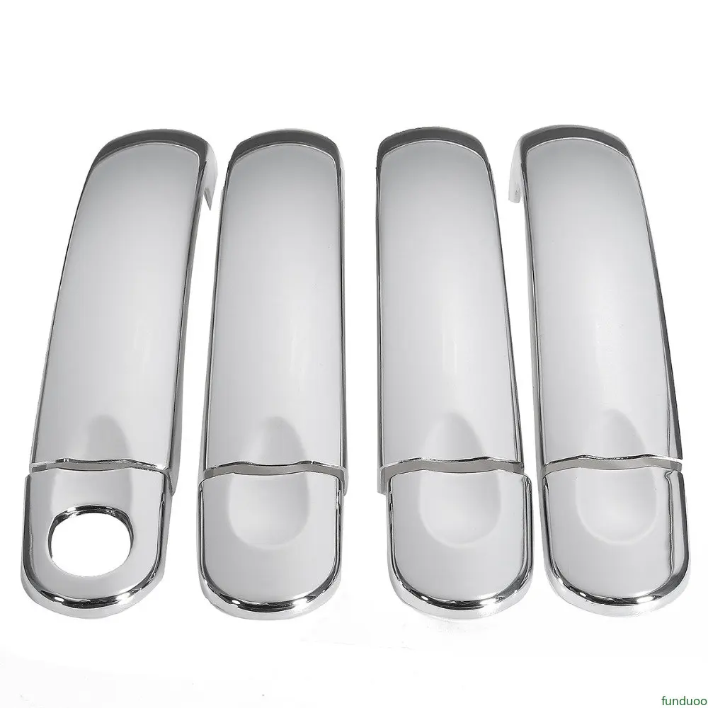 For VW Jetta MK5 / VW Golf GTI Golf Plus 2006 2007 2008 2009 2010 Glossy Black Chrome Door Handle Cover Trim Accessories