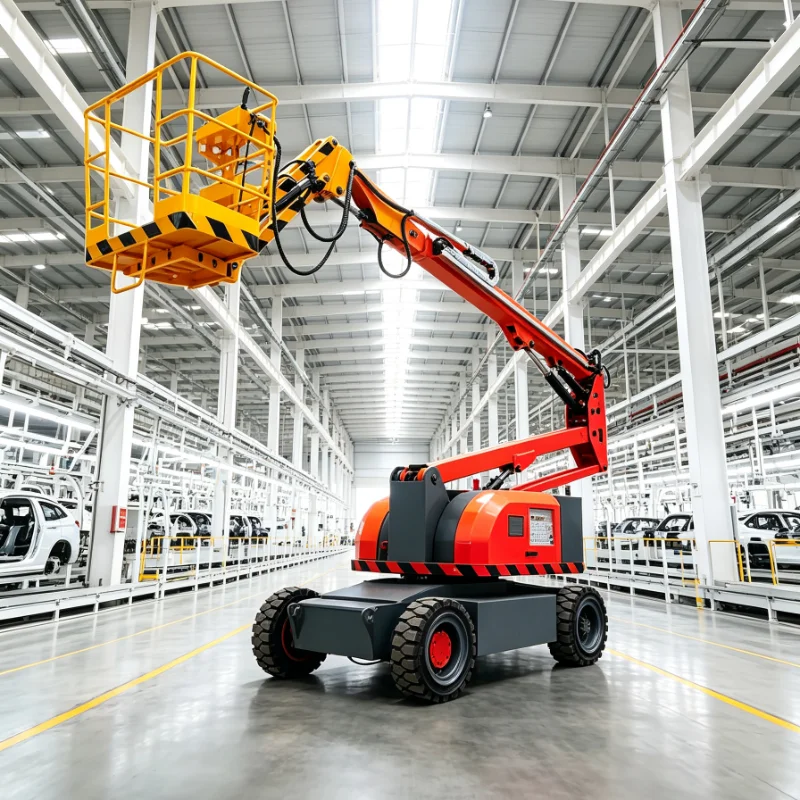 Customized Construction Lift Equipment 200kg Load Mobile Aerial Platform For Warehouse Indoor Heavy Use