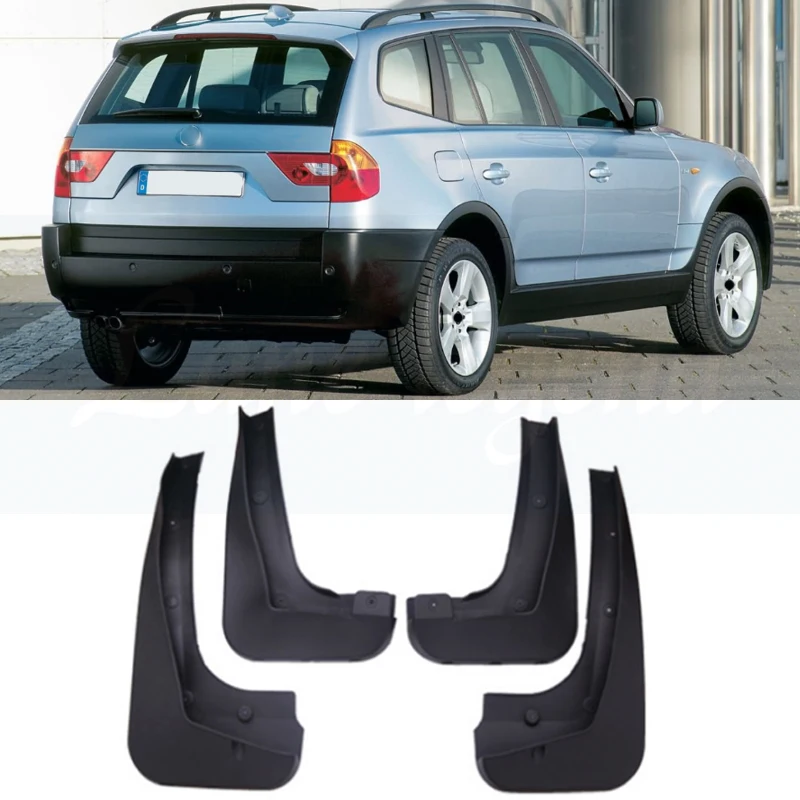 FIT FOR BMW X3 E83 2007 2008 2009 2010 MOLDED MUDFLAPS MUD FLAP SPLASH GUARD MUDGUARDS FRONT REAR FENDER ACCESSORIES