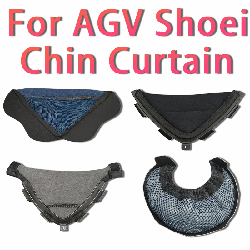 Chin Curtain For Shoei X14 Z7 X15 Z8 GT AGV K1 K5S K3SV K5 Helmet Motorcycle Helmets Accessories