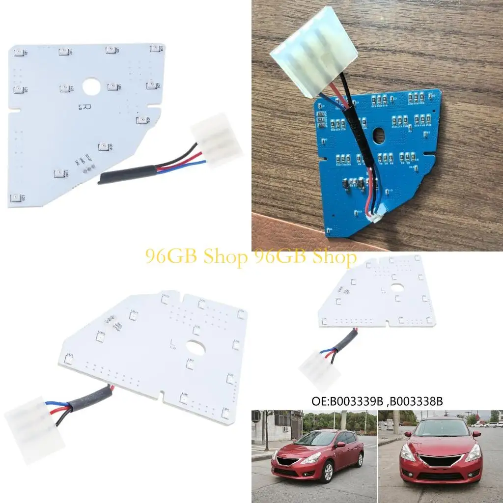 96GB Universal Rear Light Cluster LED High Intensity Beam Strong Housing Hassle Direct Fit upgrades B003339B for Vehicle