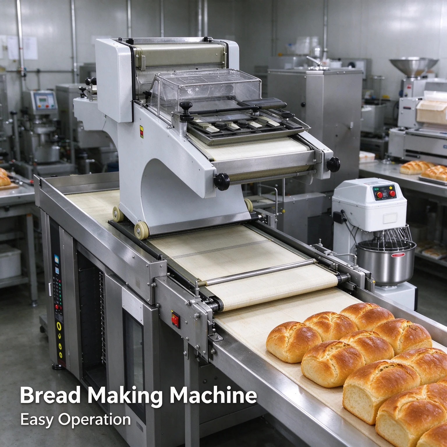 Industrial Arabic Pita Bread Line, Automatic Bread Making Machine, Full Set Commercial Bakery Oven Customized