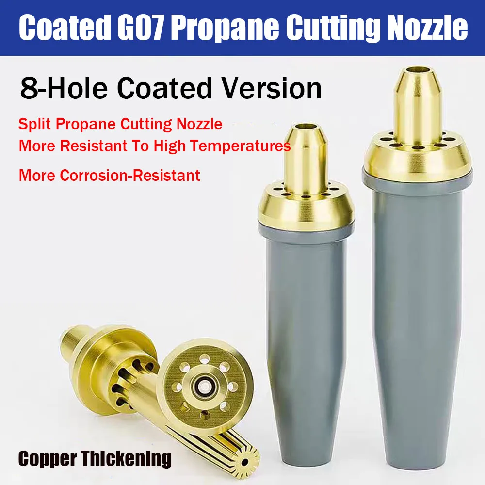 

Eight Hole Coating Propane Cutting Nozzle G07-30 100 Cutting Torch Split Oxygen Liquefied Gas Cutting Torch