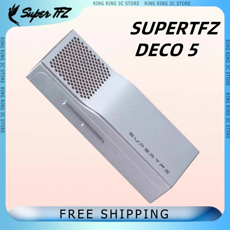 SUPERTFZ DECO 5 หูฟัง AMP แบบพกพาถอดรหัสและเครื่องขยายเสียงหูฟัง Lossless HIFI TypeC โทรศัพท์มือถือหางขนาดเล็กที่กําหนดเอง ﻿