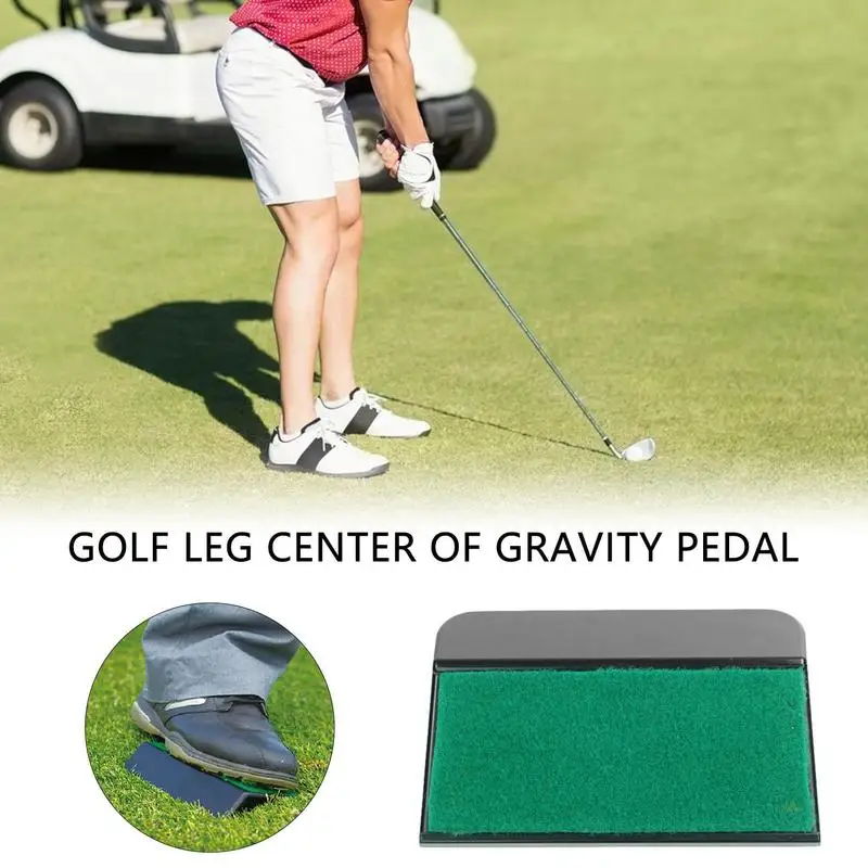 Anti-Slip Golf Swing Gravidade Pedal Central, Perna Gravidade Pedal