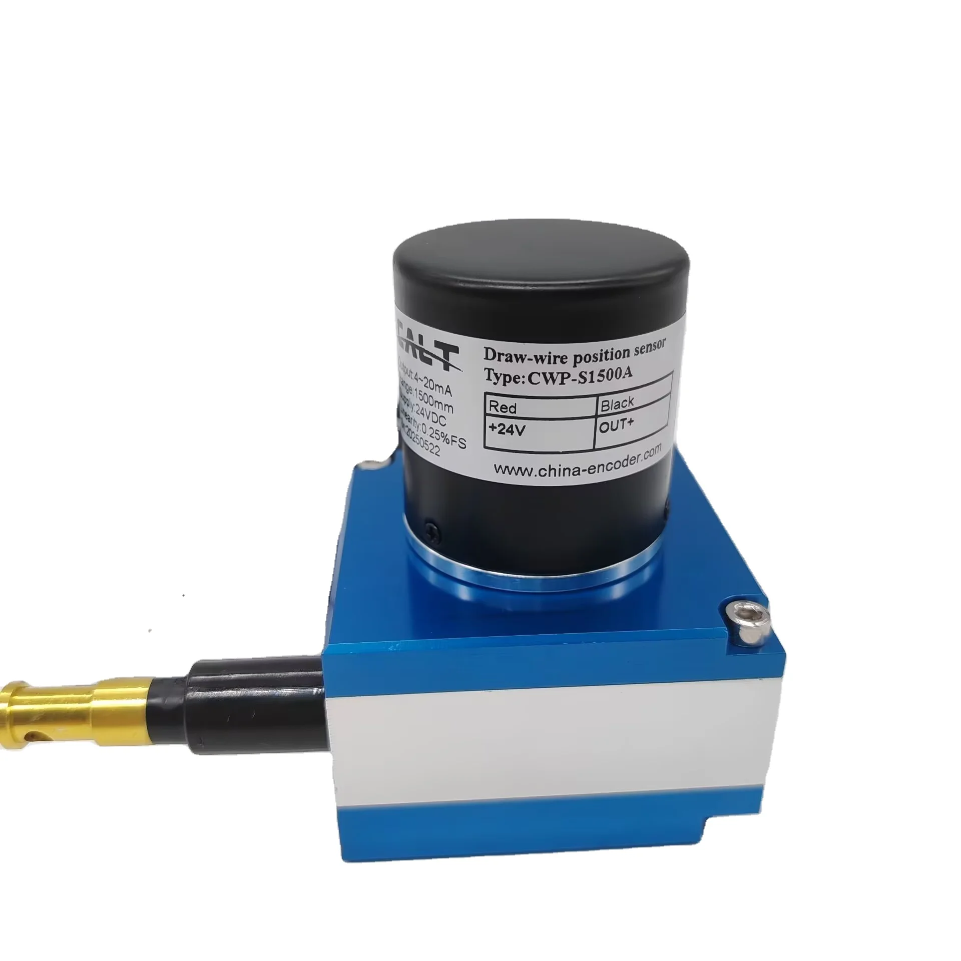 

CALT Draw-wire Position Sensor CWP-S1500A 0 -20mA 600mm/s Parameters