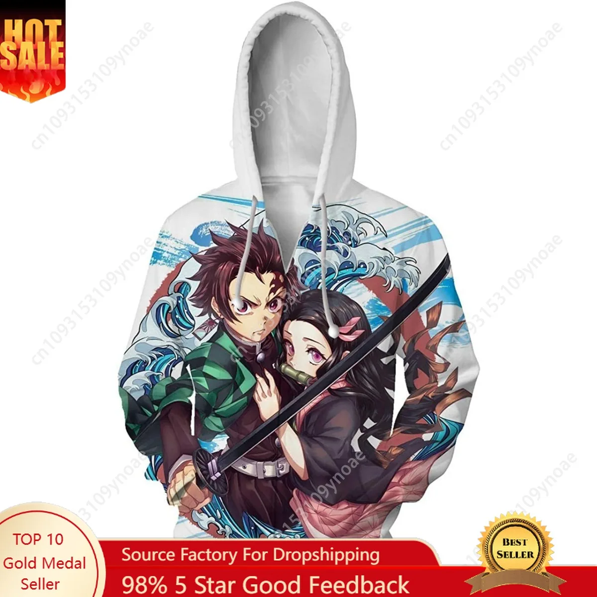 Kamado Tanjirou Cartoon Anime Hoodie Mannen Vrouwen 3D Gedrukt Katoen Capuchon Trui Tops Bovenkleding Full Frame Hoodies