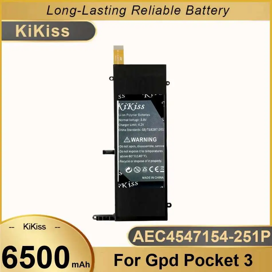 

AEC4547154-251P For Gpd Pocket 3 Pocket3 P3 Laptop Batteria 6500Mah Long Lasting Battery
