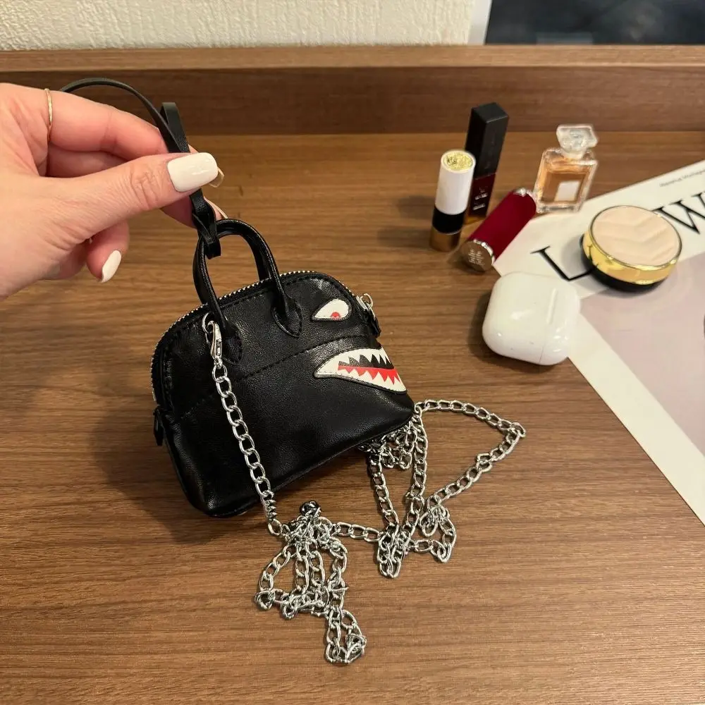 2025 الراقية حقيبة قلادة جلدية صغيرة مفتاح سلسلة الملحقات حقيبة أحمر الشفاه