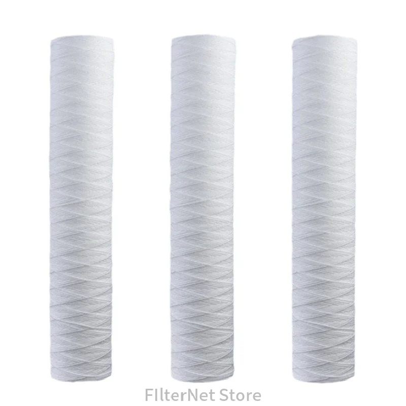 30" Wrie-winding Filter Cartridge 5 micron1micron 10micron 5um 1um 10um For Water Filters Pre-filter Bag Filter Universal