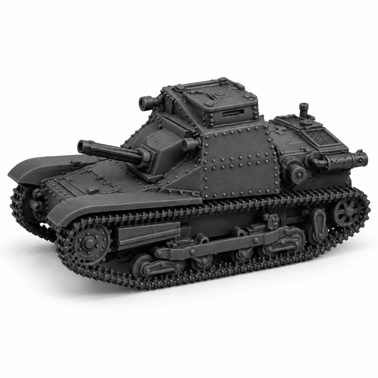 SSMODEL 1/72 1/144 Multi-Scale  35M Ansaldo Commander Brno ZB vz.26 Tank Resin MODEL KIT TSS0741