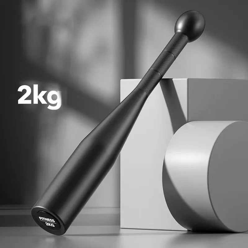 2kg High quality Steel Exercise Clubbell Fitness Bar bell Iran bar Physical Training Stick Bell For Women