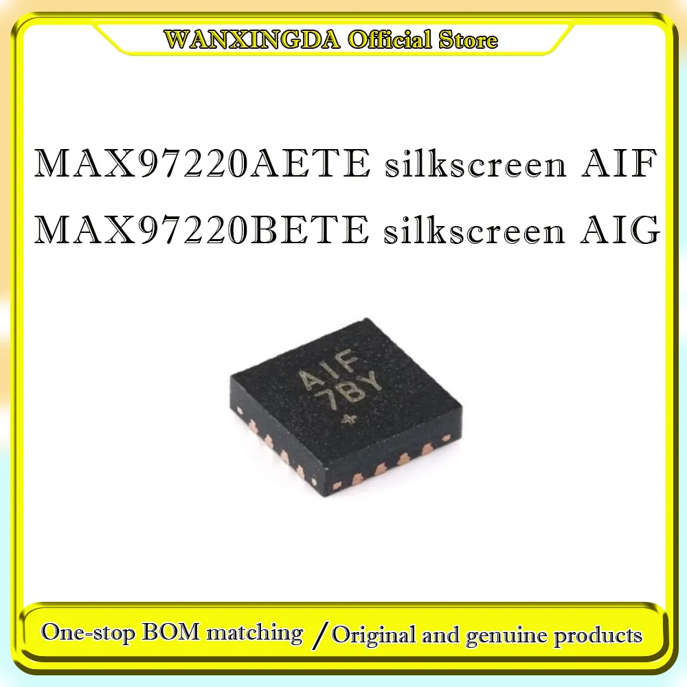 

MAX97220AETE silkscreen AIF MAX97220BETE silkscreen AIG Plastic phone case