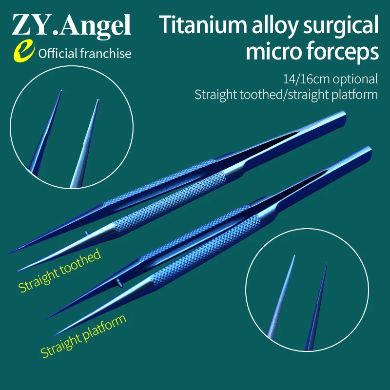 Oogheelkundige Handchirurgie Microchirurgische Instrumenten Instellen Cornea Schaar Pincet Micro Naald Met Tang Microchirurgisch