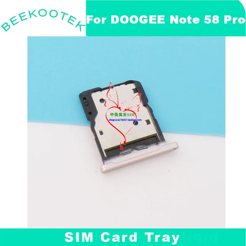 New DOOGEE Note 58 Pro Note 58 Note 59 Note 59 Pro Note 59 Pro+ SIM Card Slot Tray Card Holder Adapter For Doogee Note 58 Pro