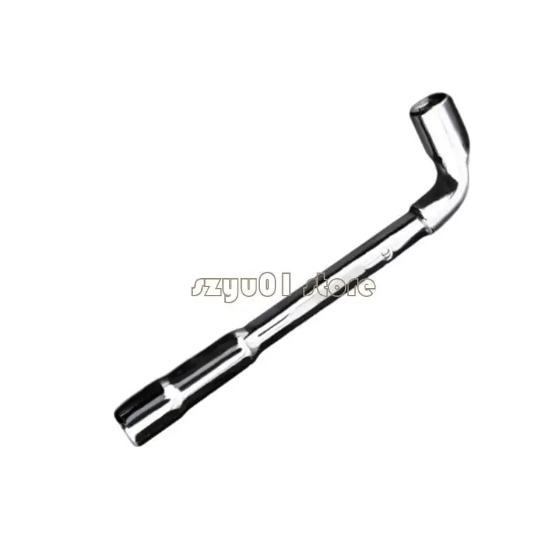 

4X7A Multipurpose L Socket Tool Angled Double Ended Elbow Wrench Spanner for Furniture Assembly or Car Maintenance
