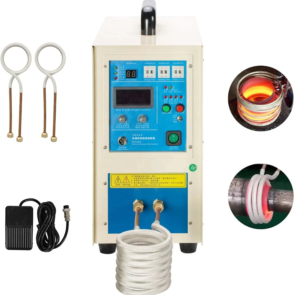 Machine Metal Melting Equipment Small Electromagnetic Heater Induction Heating Machine Quenching Annealing Lathe Tool Brazing