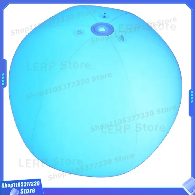 Glowing LED Inflatable Beach Ball PVC Water Toy for Party Crowd Fun Novelty Light Up Floating Sphere Summer Outdoor Game Item