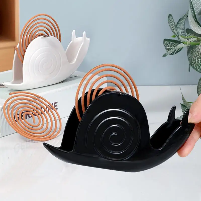 Incense Holder Snail-shaped Coil Rack For Home Fireproof Incense Holder Coil Vertical Stand Support Base For Living Room Indoor