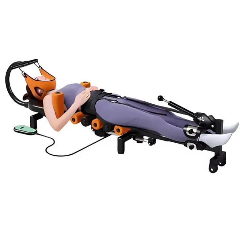 

Ergonomic Traction Device Home Use Electric Lumbar Pulling Bed Neck Body Stretcher Spine Extendable Stretcher