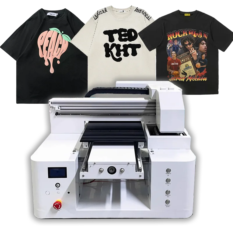 DTG Printer T-shirt Printing Machine 2024 Clothes Printer On Dress For Printing On T-shirts Plate