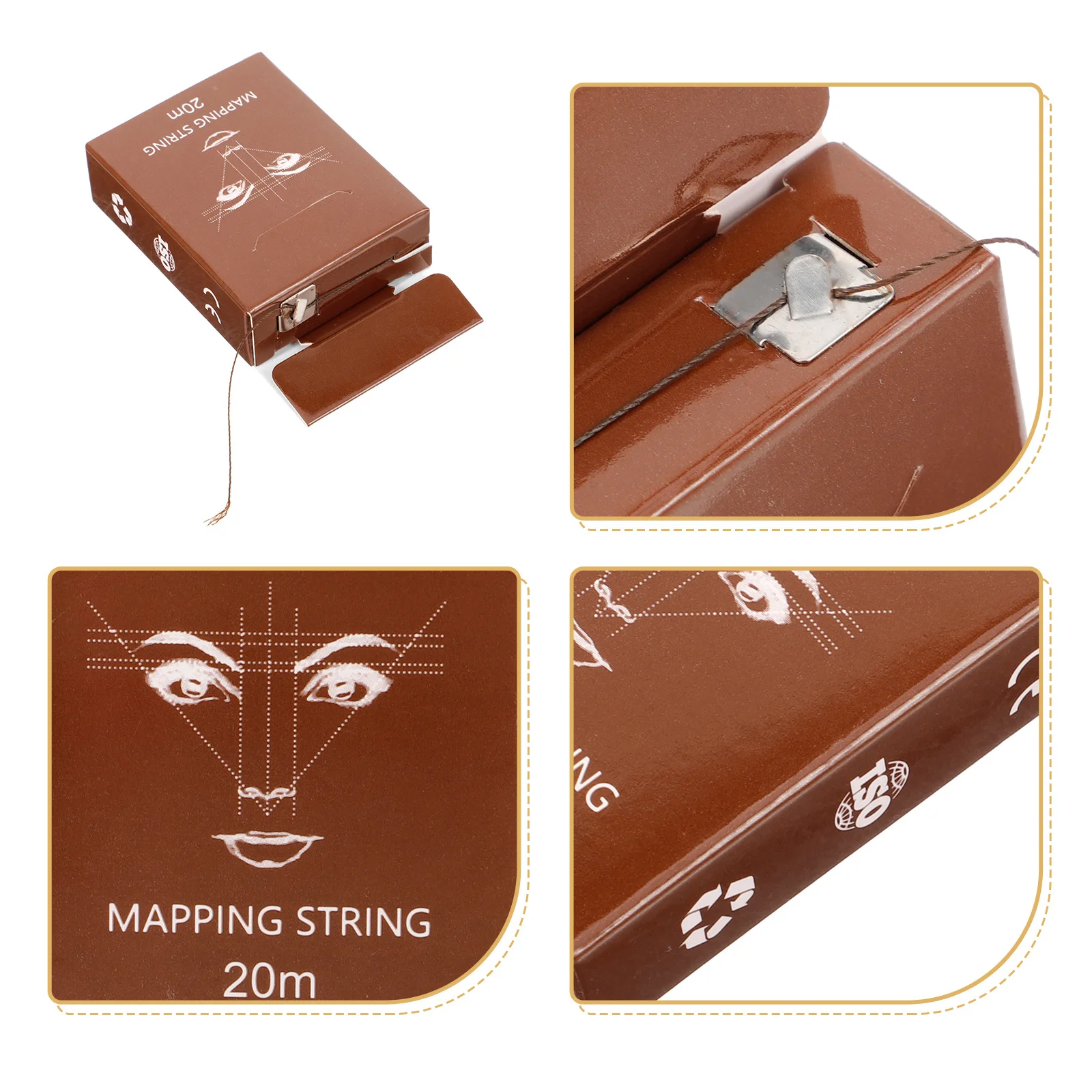 

1 Box Eyebrow Mapping String Pre- Brow Mapping Tool Durable Eyebrow Drawing Liner Women Microblading Makeup Tool