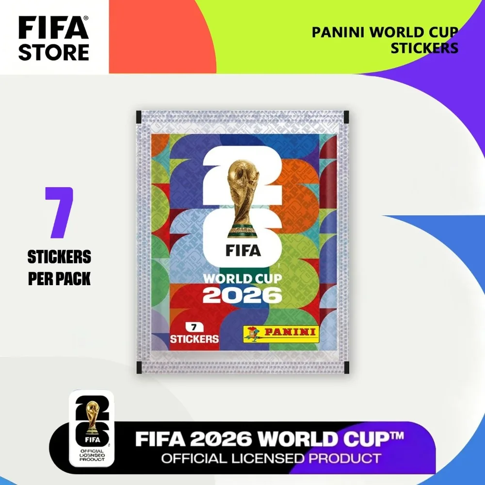 2026 Genuine Panini Official FIFA World Cup Soccer Cards Sticker Packs & Album Limited Edition Collection Soccer Memorabilia Set