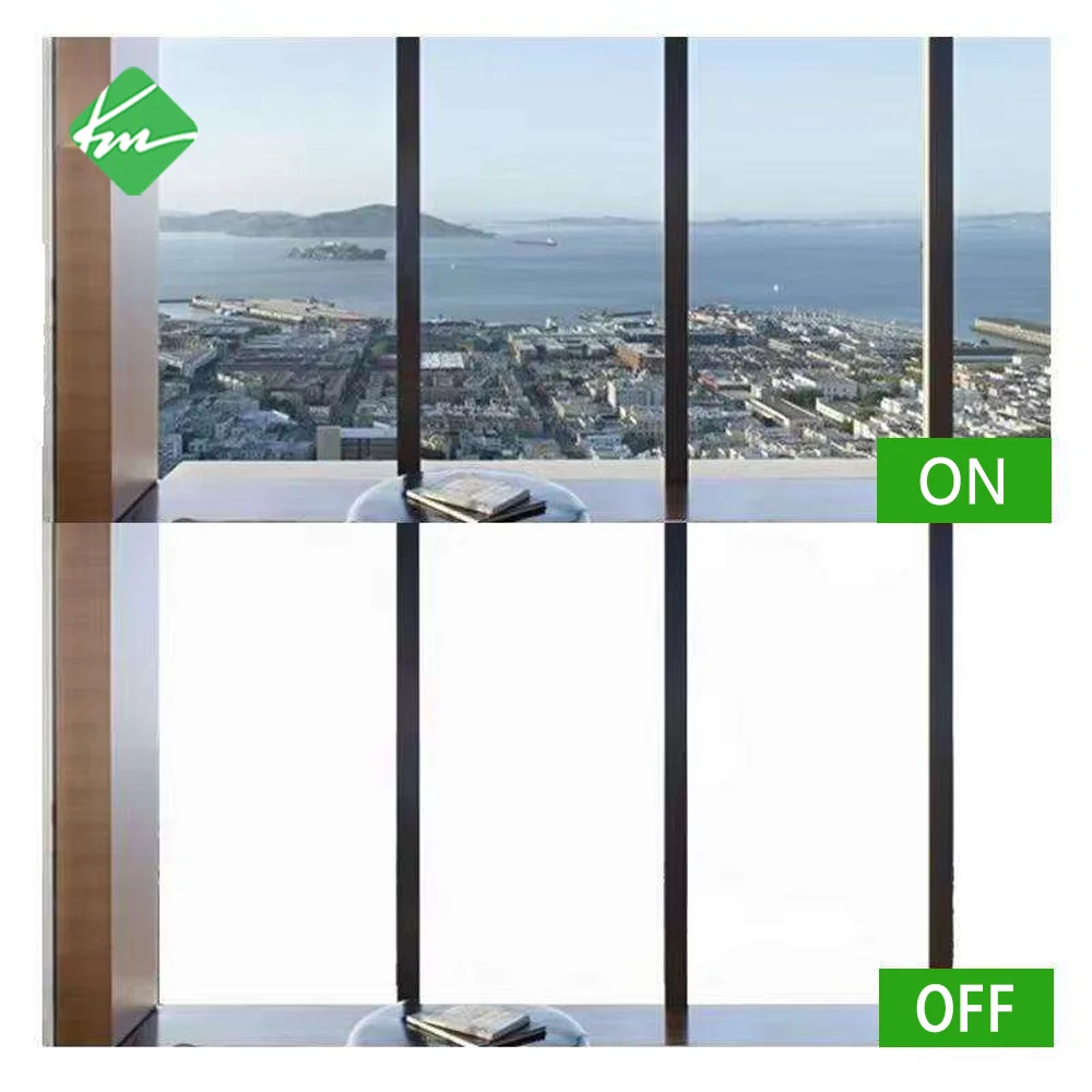 AIROW PDLC Smart Film, Switchable Electrochromic Privacy Glass Film
