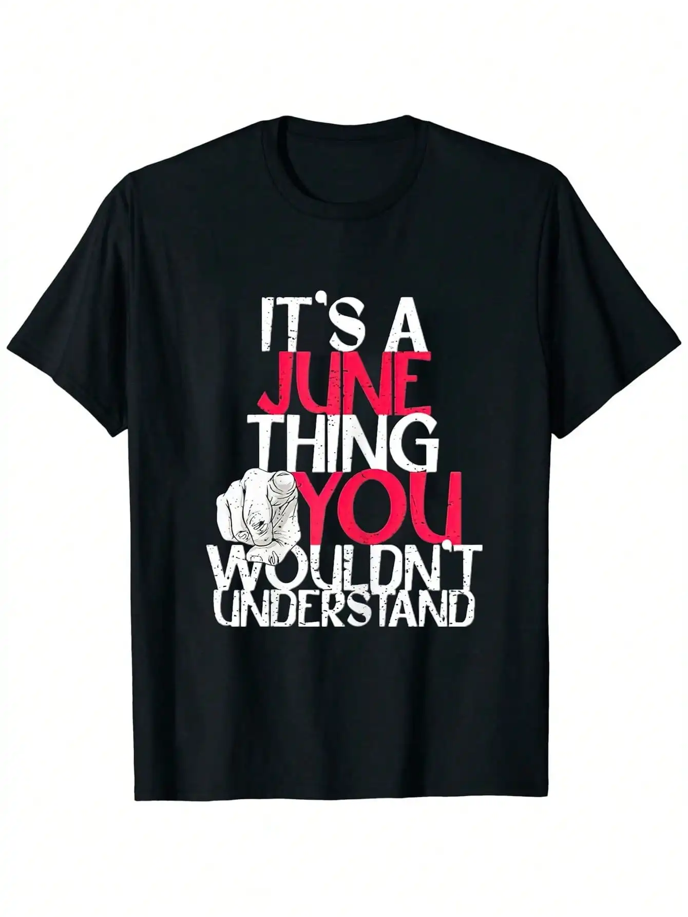 

JUNE THING Print T-Shirt - Comfortable Casual Wear with Eye-catching Designs - High-quality Short Sleeve Tees