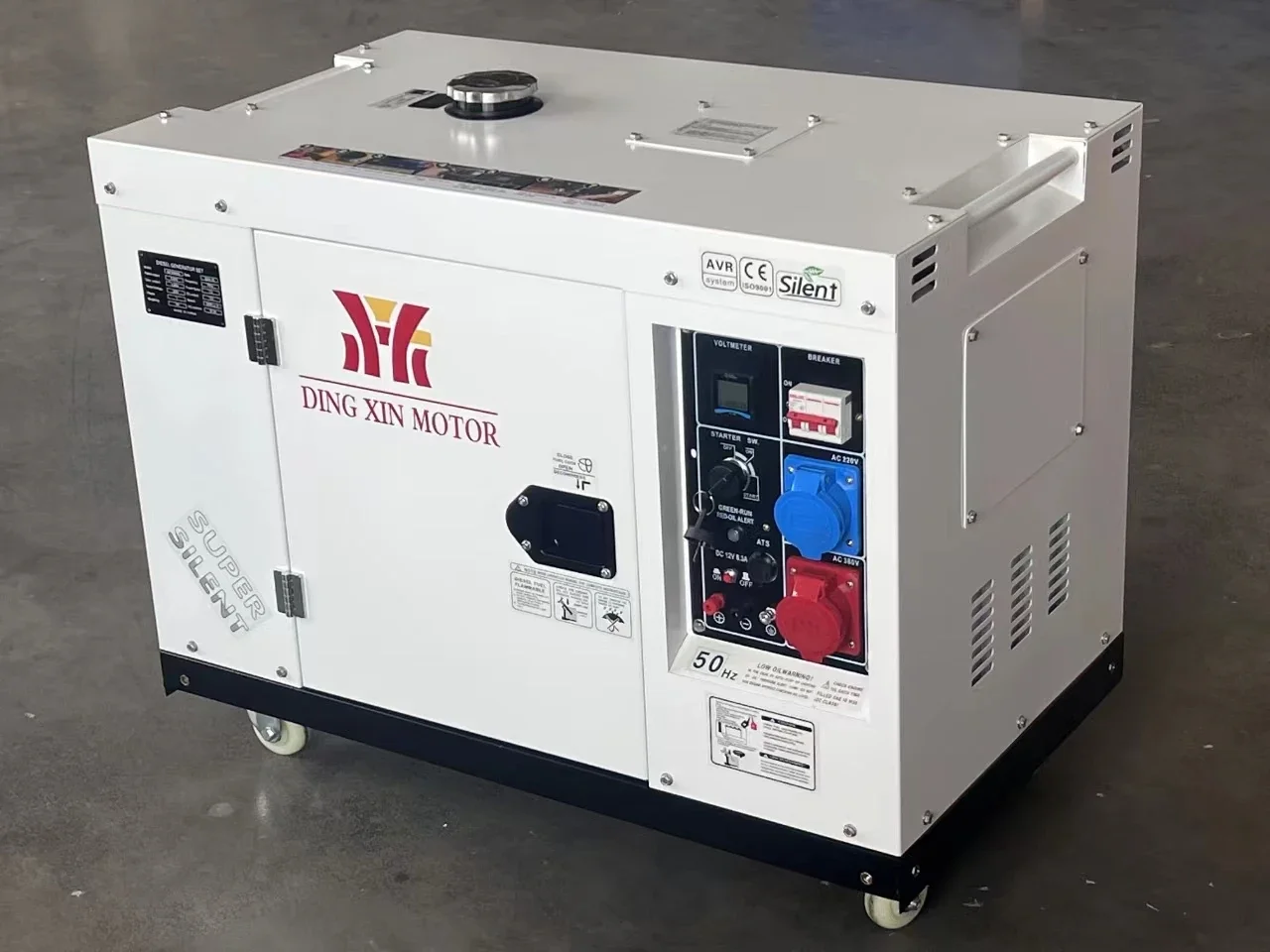 High Quality 50hz/60hz 5kw 6KW 7KW 8kw 10kw Portable Silent Diesel Generators For Sale In China 10KVA Silent Generator