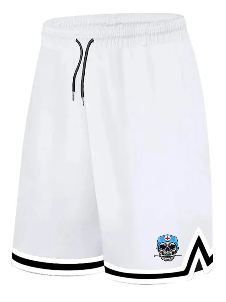 Summer Cool Sports Shorts Men's Casual Five-point Pants Trend Loose Basketball Outer Wear Big Pants Pants Charm Thin Section
