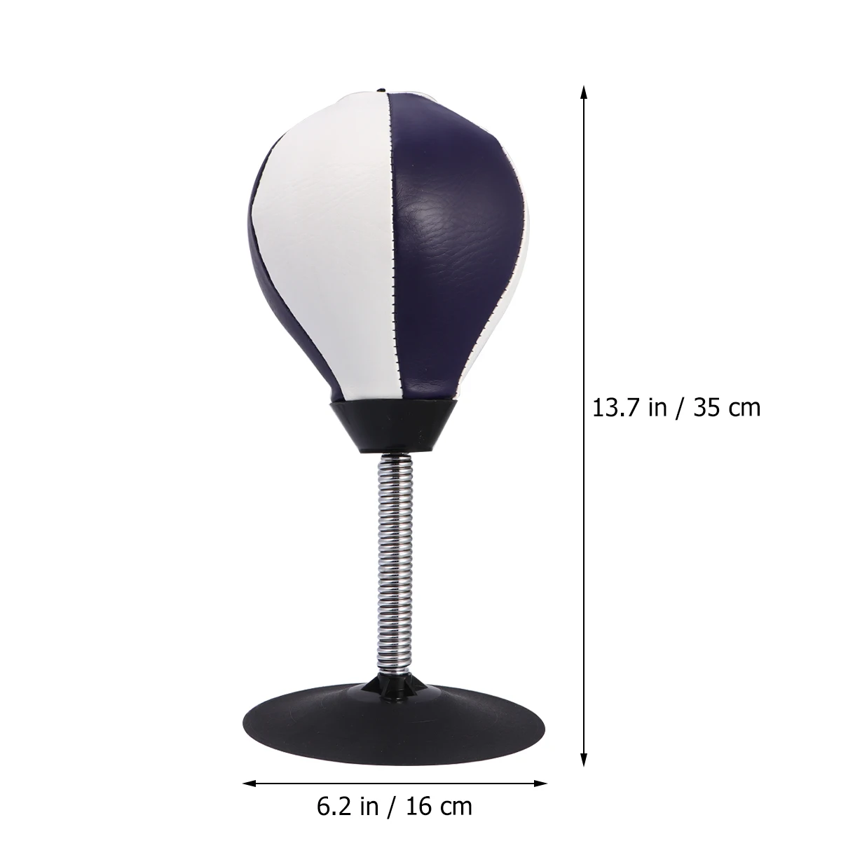 

Boxing Speed Ball Desktop Office Punching Heavy Metal Spring Suction Cup Exercising Ball Tabletop Workout Fitness