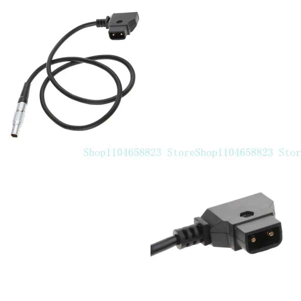 

652F Durable Power Supply Solution D Tap to 0B 2 Pin Male Power Cable for Teradek Bolt Transvideo SmallHD 703Monitor