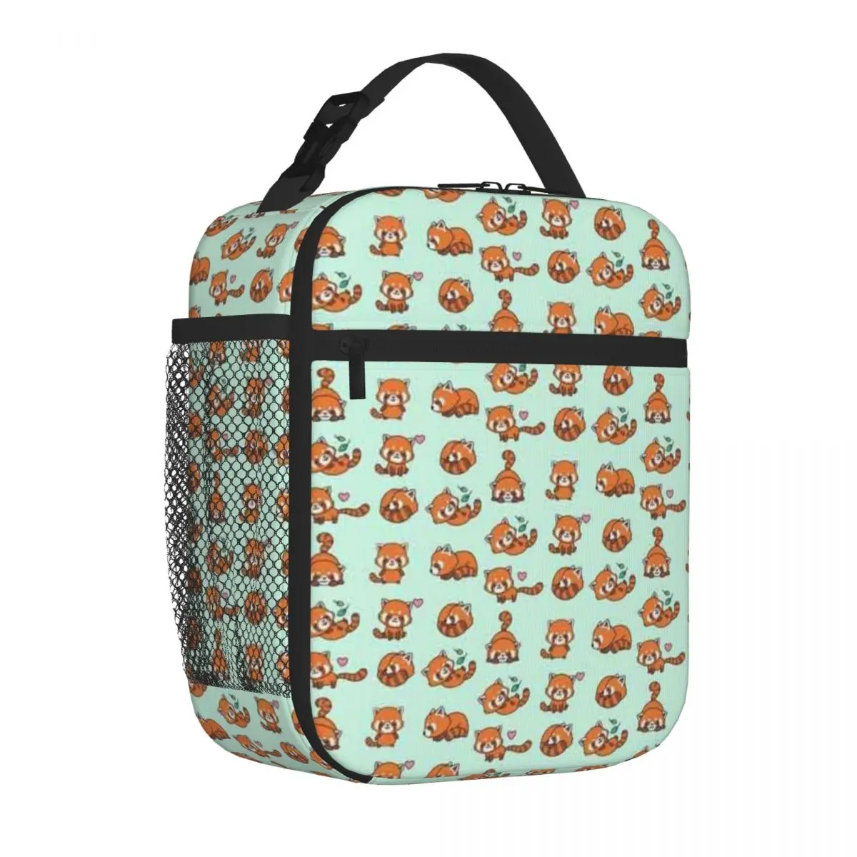 Bestselling Red Panda Pattern Dual Use Office Lunch Bag Home To Go Reusable Lunch Bag