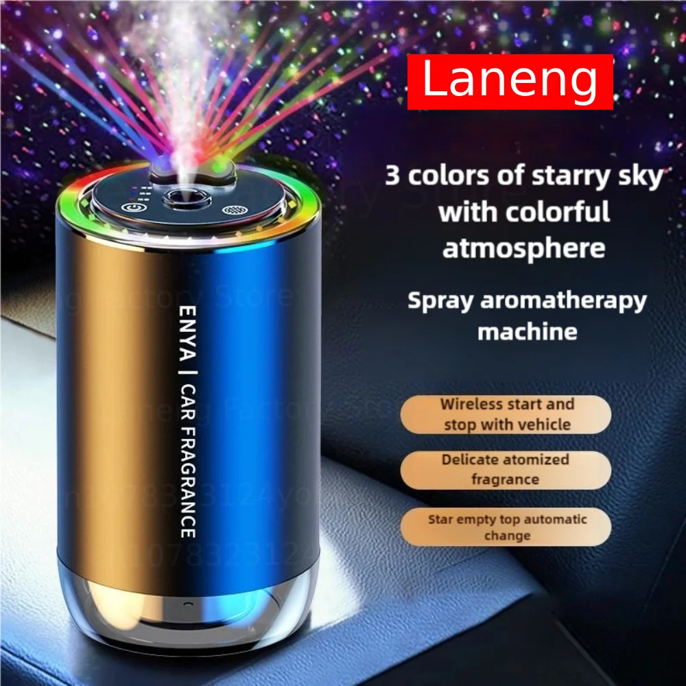 

Starry Sky Top 3 Color Car Aromatherapy Intelligent Spray Automatic Air Fragrance Sprayer Car Perfume Diffuser Suitable for Baby