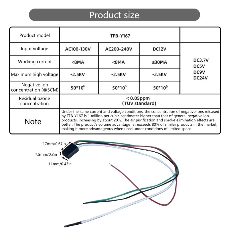 27rb антистатический ионовой генератор ионов для очистки воздуха и улучшения качества