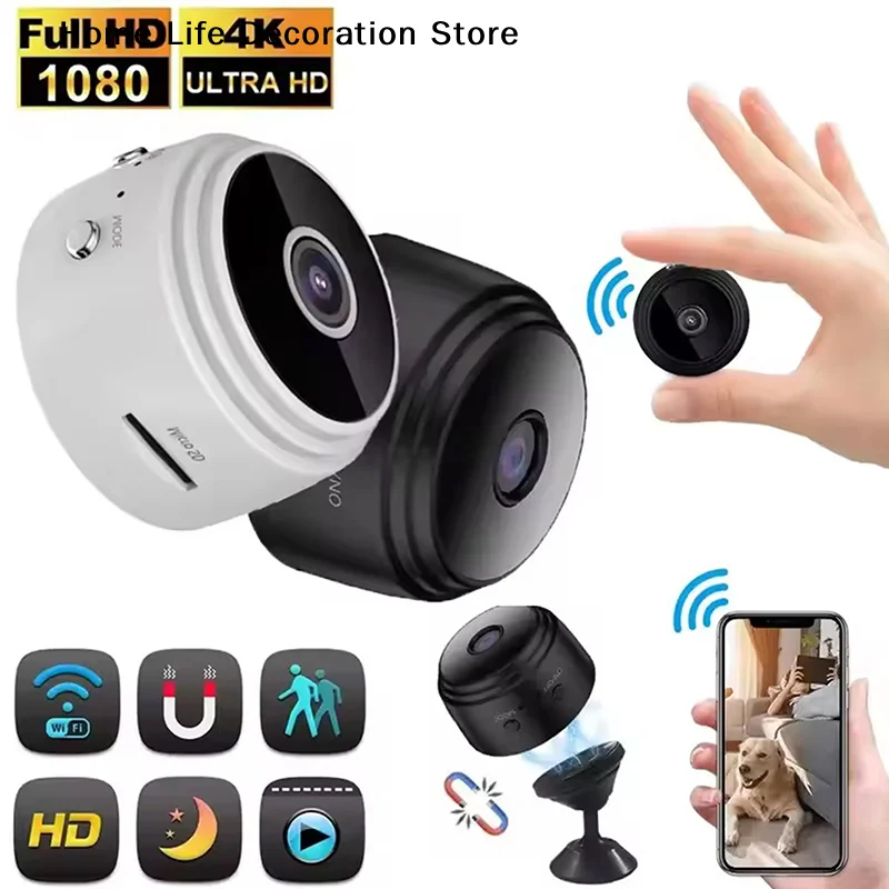 

A9 Wifi Mini Camera 1080P Security Monitoring Wireless Remote Night Vision Video Surveillance Smart Home Mini DV Cam HD Camera