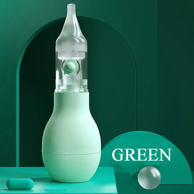 New Born Silicone Baby Safety Nose Cleaner Vacuum Suction Children Nasal Aspirator New Baby Care Diagnostic-tool Vacuum Sucker