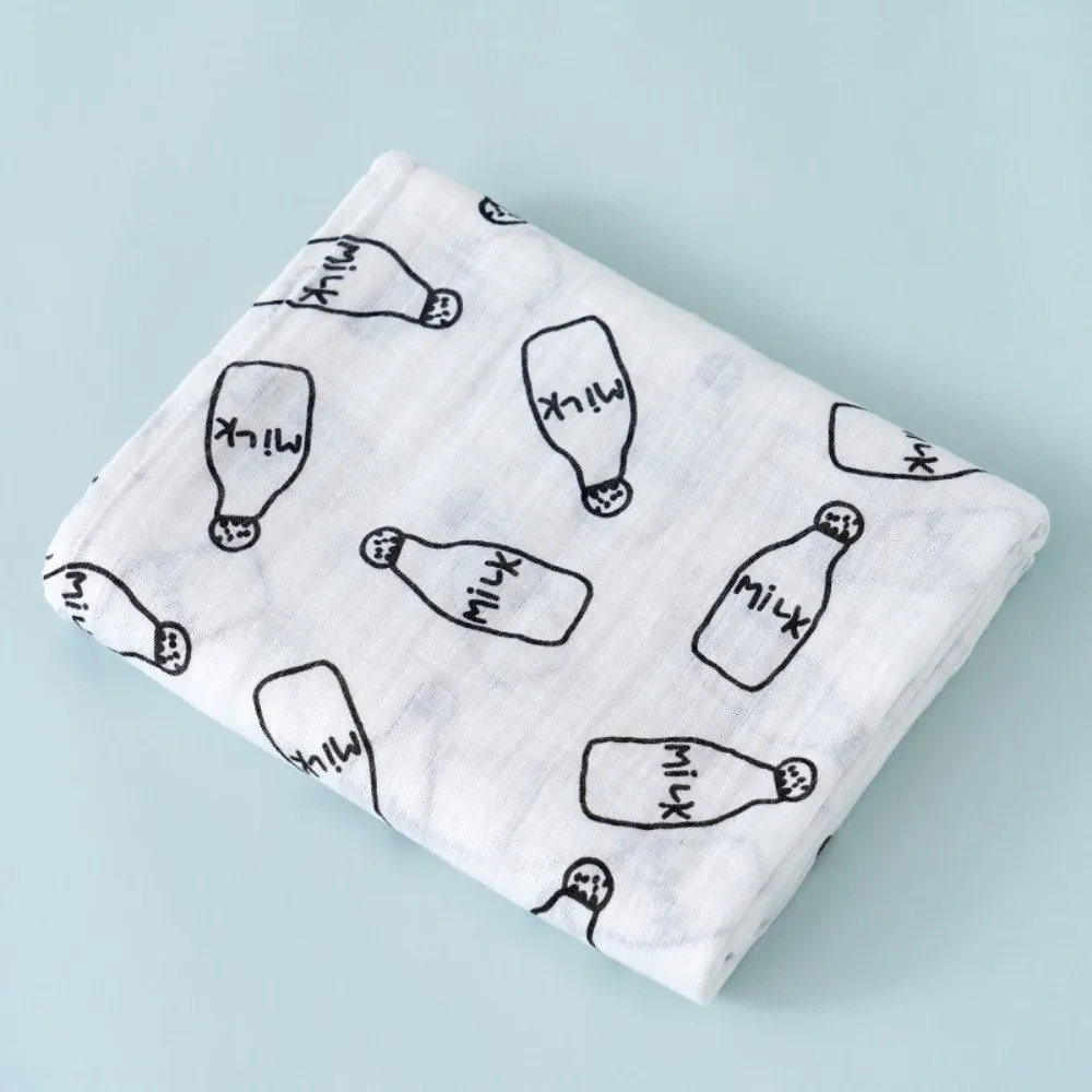 Baumwolle Baby Swaddle Decke Weiche Quick Dry Neugeborenen Decken 2-Schicht Baby Kinderwagen Decke Abdeckung Kinder Bad Handtuch Sommer