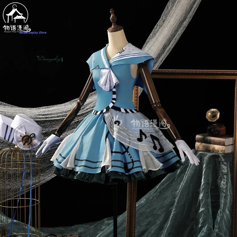 

Реверс CyGame: 1999 Bkornblume, карнавальный костюм, платье, парик, полный комплект аксессуаров, униформа для женщин и девочек, Хэллоуин, карнавал, вечеринка