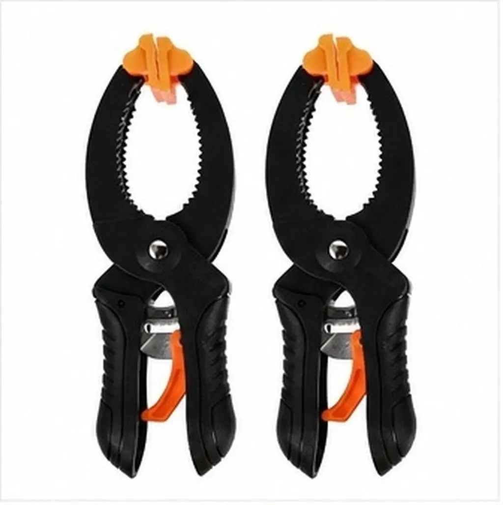 2Pcs Premium A-Shaped Quick Release Spring Clamps for Photo Backdrop Cloth Carpentry DIY Projects Lightweight Portable Studio
