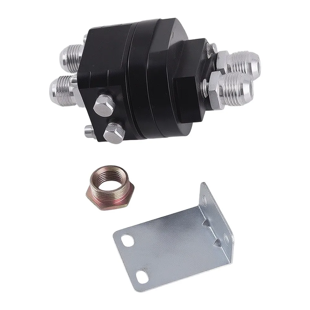 Aluminum Oil Filter Relocation Kit Supporting 3/4 inch 16 for tpi and 20mm x 1.5 Metric Threads for Broader Vehicle Fit
