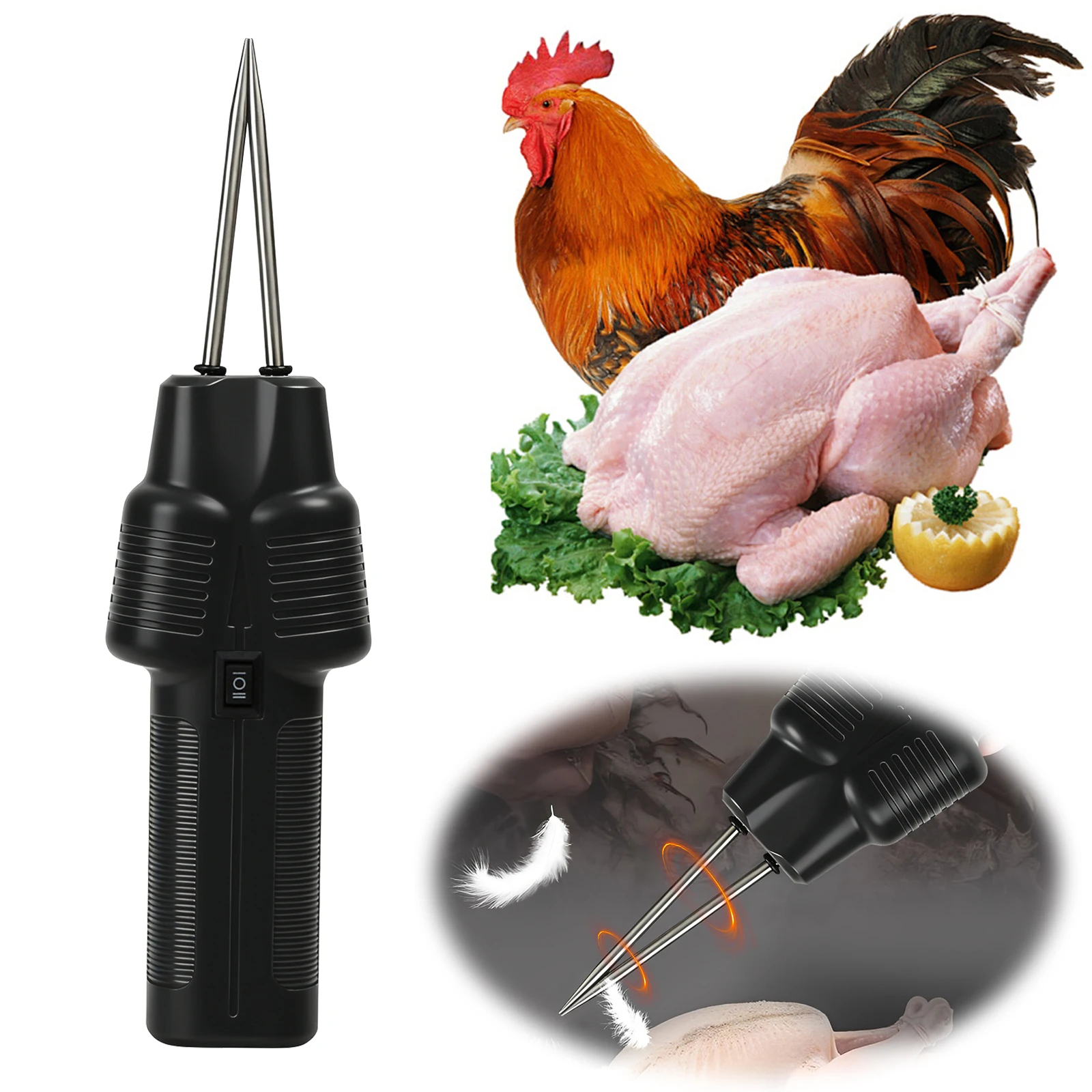 Kitchen Gadgets In China - Handheld Chicken Plucker Oplaadbare draagbare verenplukker