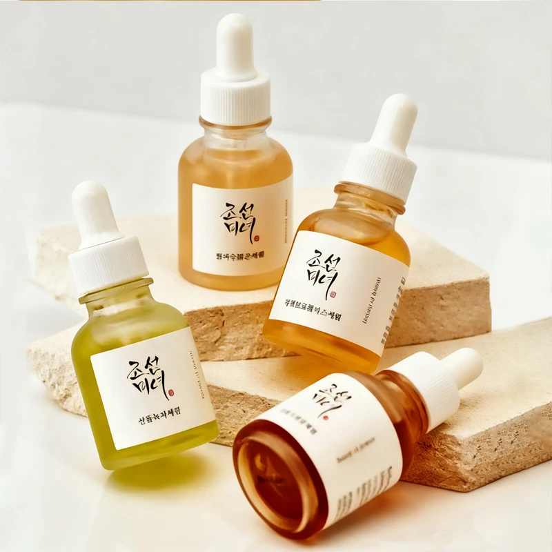 قوية إصلاح الوجه حاجز الجلد جوهر النفط الأرز بروبيوتيك العناية بالبشرة مجموعة Sunblock منعش الحبر ترطيب كريم وجه للعين #1